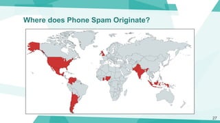 Where does Phone Spam Originate?
27
 