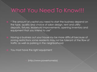 Drawing Up a LeaseMost of the time when you own your own business you don’t own the building space