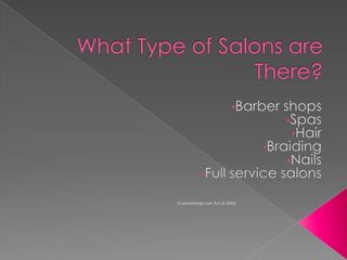 Create a promote a website for you salonIncrease your cliental by Increa regulars advertising method http://www.ehow.com/how)