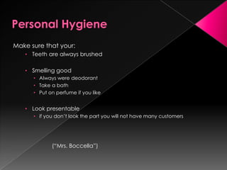 Health and Sanitation….In the Salon