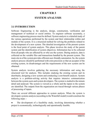 Student Grade Prediction System using ML - Report | PDF