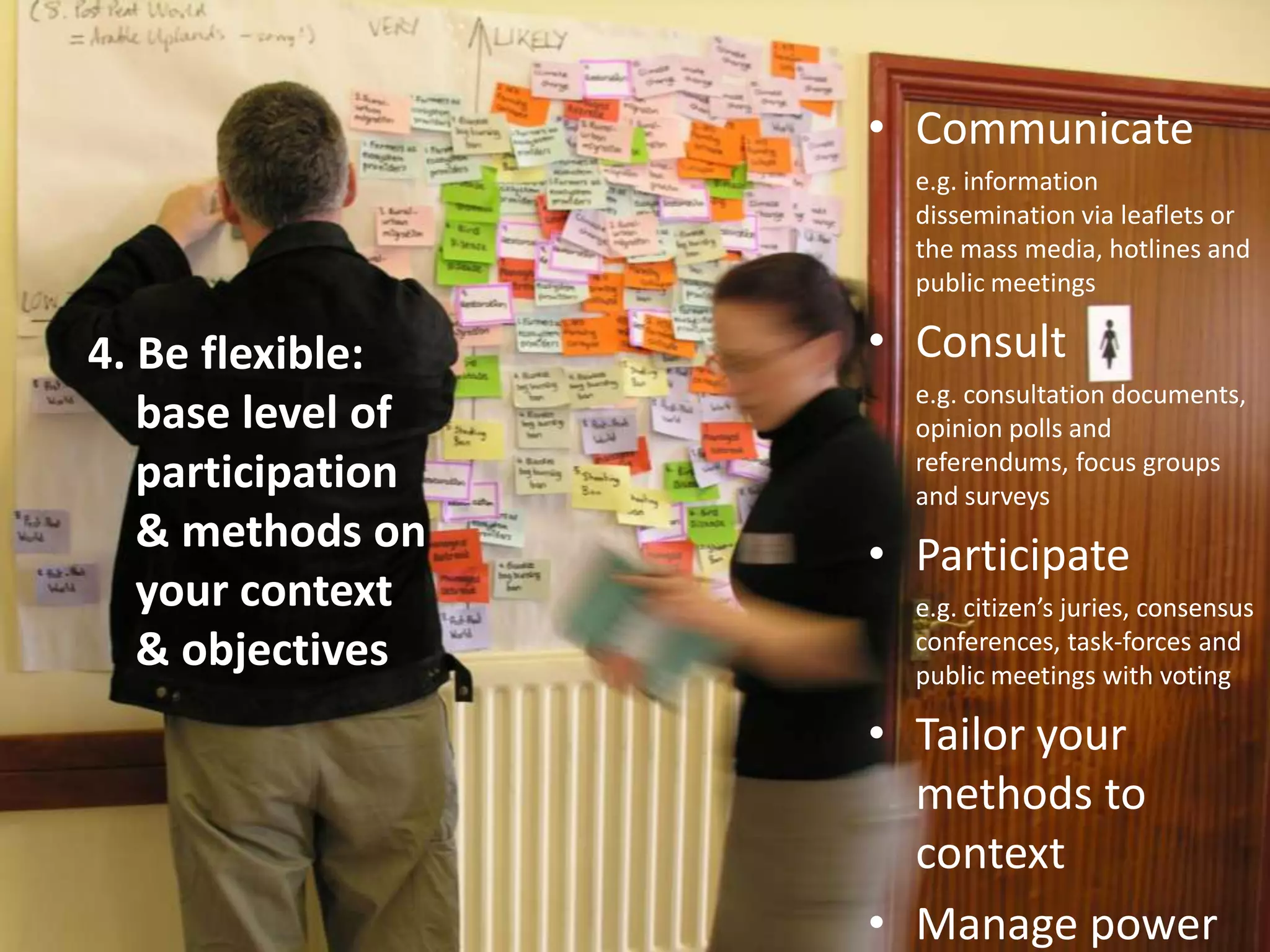 Identify goals with stakeholders