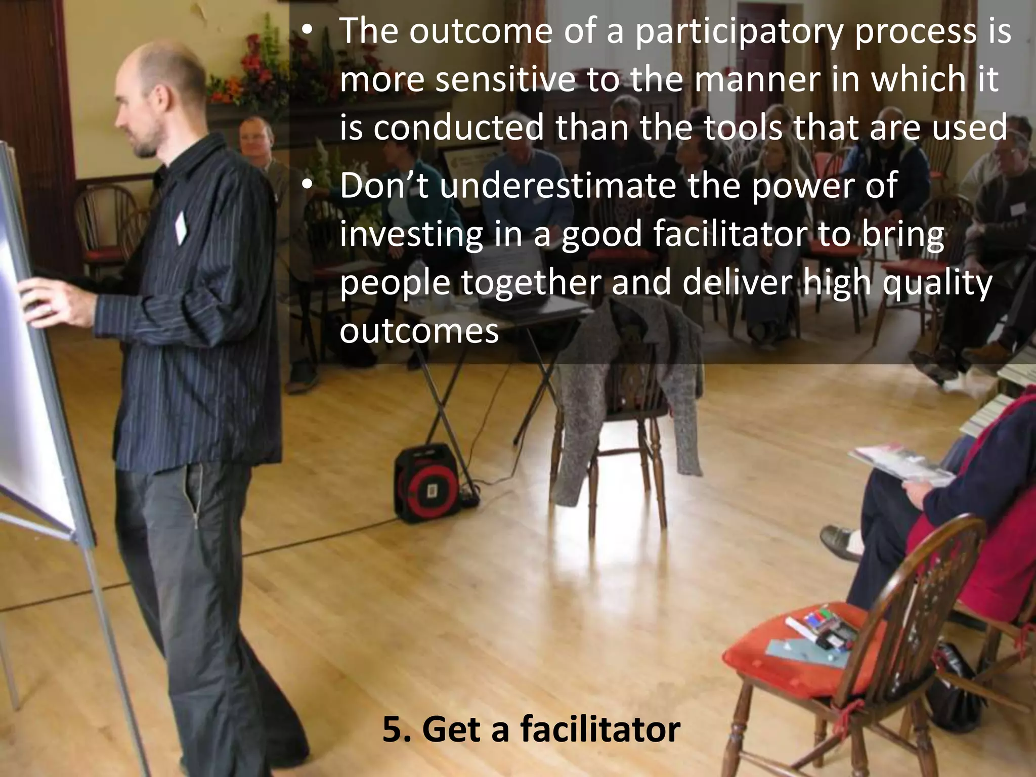 Be prepared to negotiate and compromise