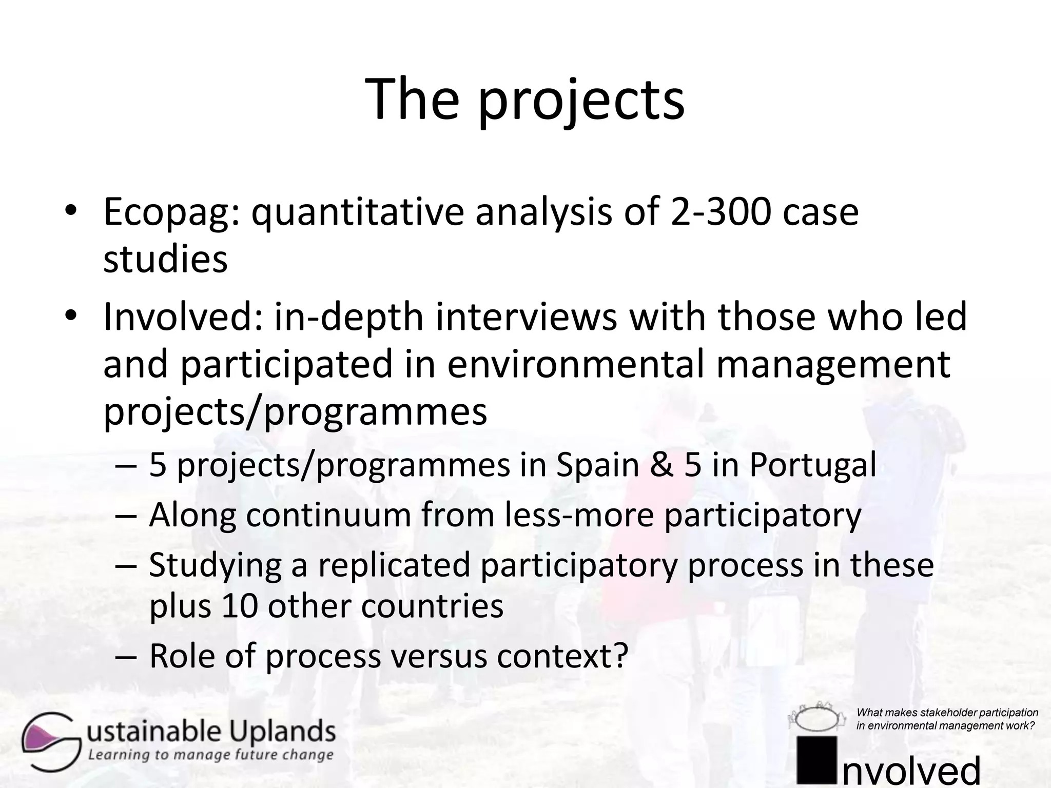 The outcome of a participatory process is more sensitive to the manner in which it is conducted than the tools that are used