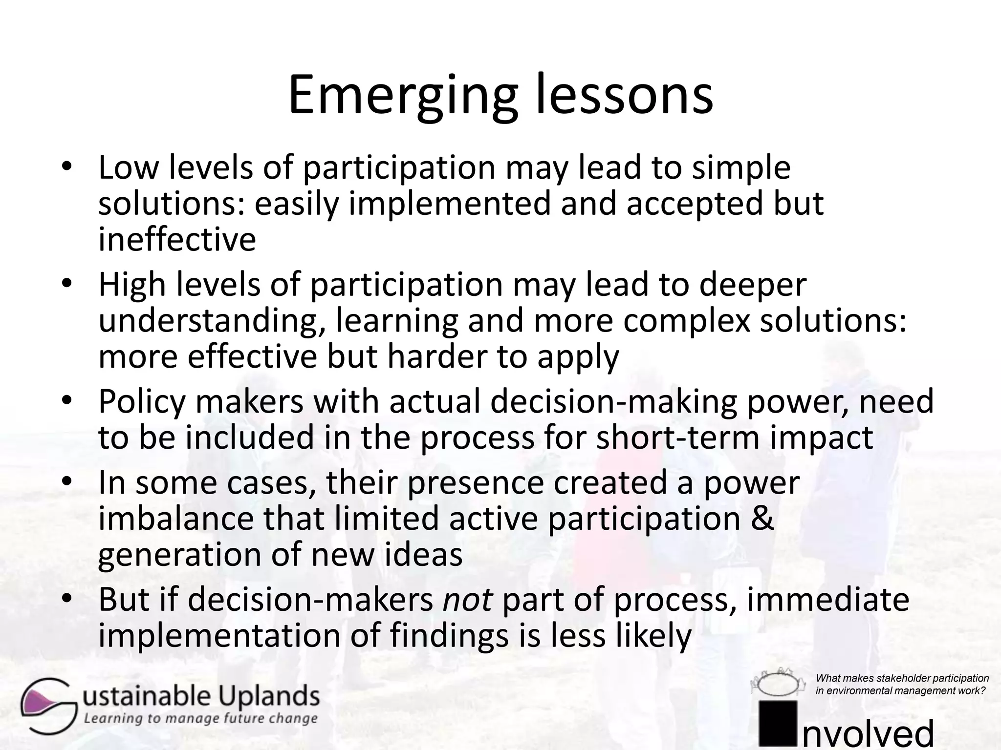 Don’t underestimate the power of investing in a good facilitator to bring people together and deliver high quality outcomes5. Get a facilitator