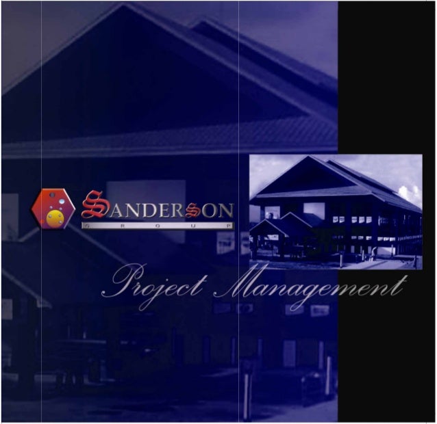 Sanderson Group Project Management Brochure