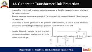 Generator and Transformer Protection (PART 2) | PPTX