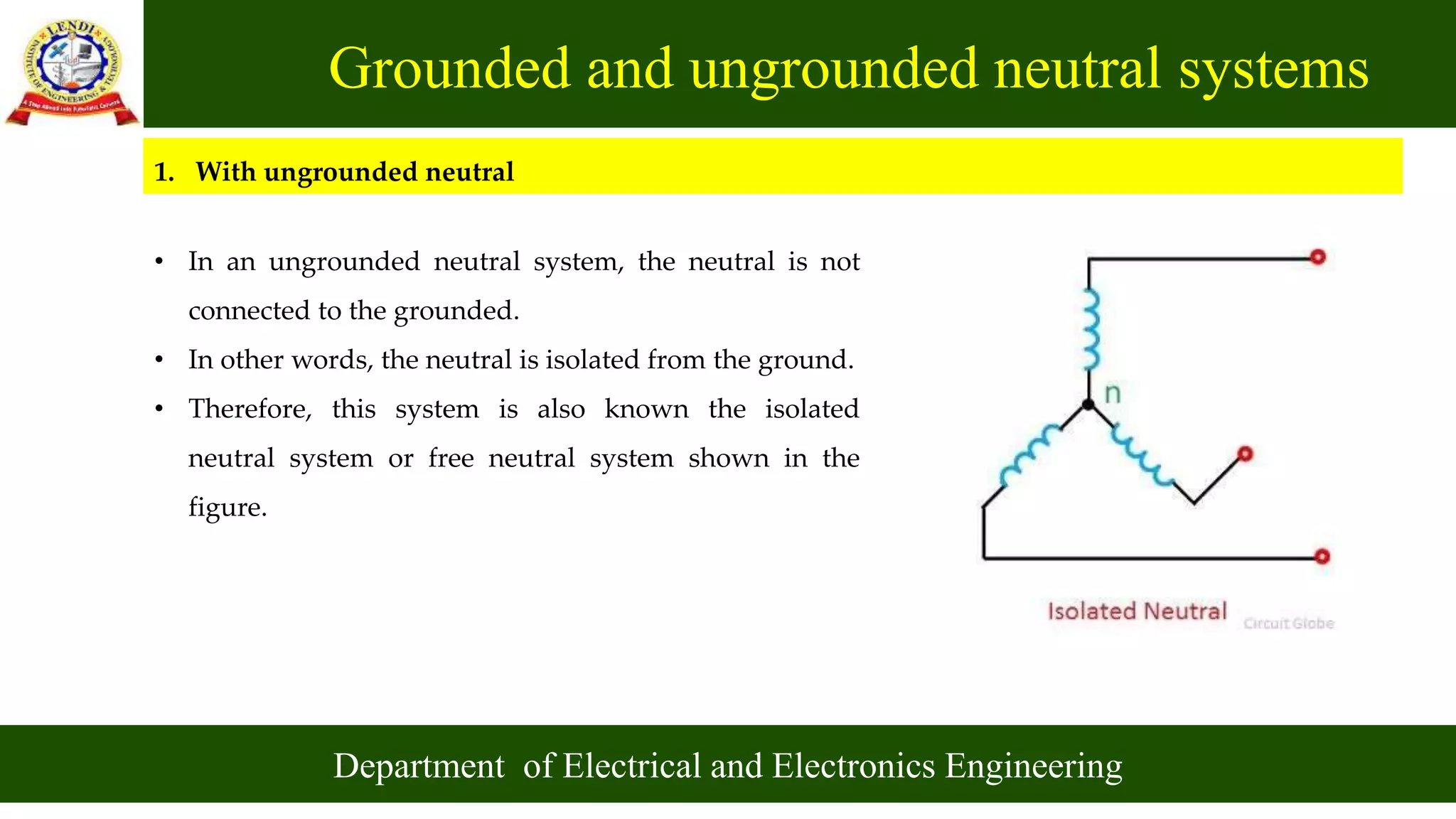 PROTECTION AGAINST OVER VOLTAGE AND GROUNDING | PPTX