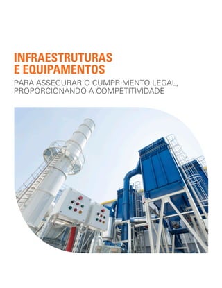 INFRAESTRUTURAS
E EQUIPAMENTOS
PARA ASSEGURAR O CUMPRIMENTO LEGAL,
PROPORCIONANDO A COMPETITIVIDADE
 