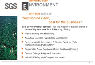 SGS ENVIRONMENTAL Presentation 2014 AR.ppt