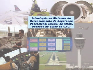 Module N° 1 ICAO Safety Management Systems (SMS) Course 1
Introdução ao Sistemas de
Gerenciamento da Segurança
Operacional (SGSO) da ANAC,
baseado no curso da OACI
 