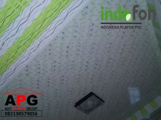 JASA PEMASANGAN PLAFON PVC SHUNDA/ INDOFON GYPSUM GRC DI BONOROWO
