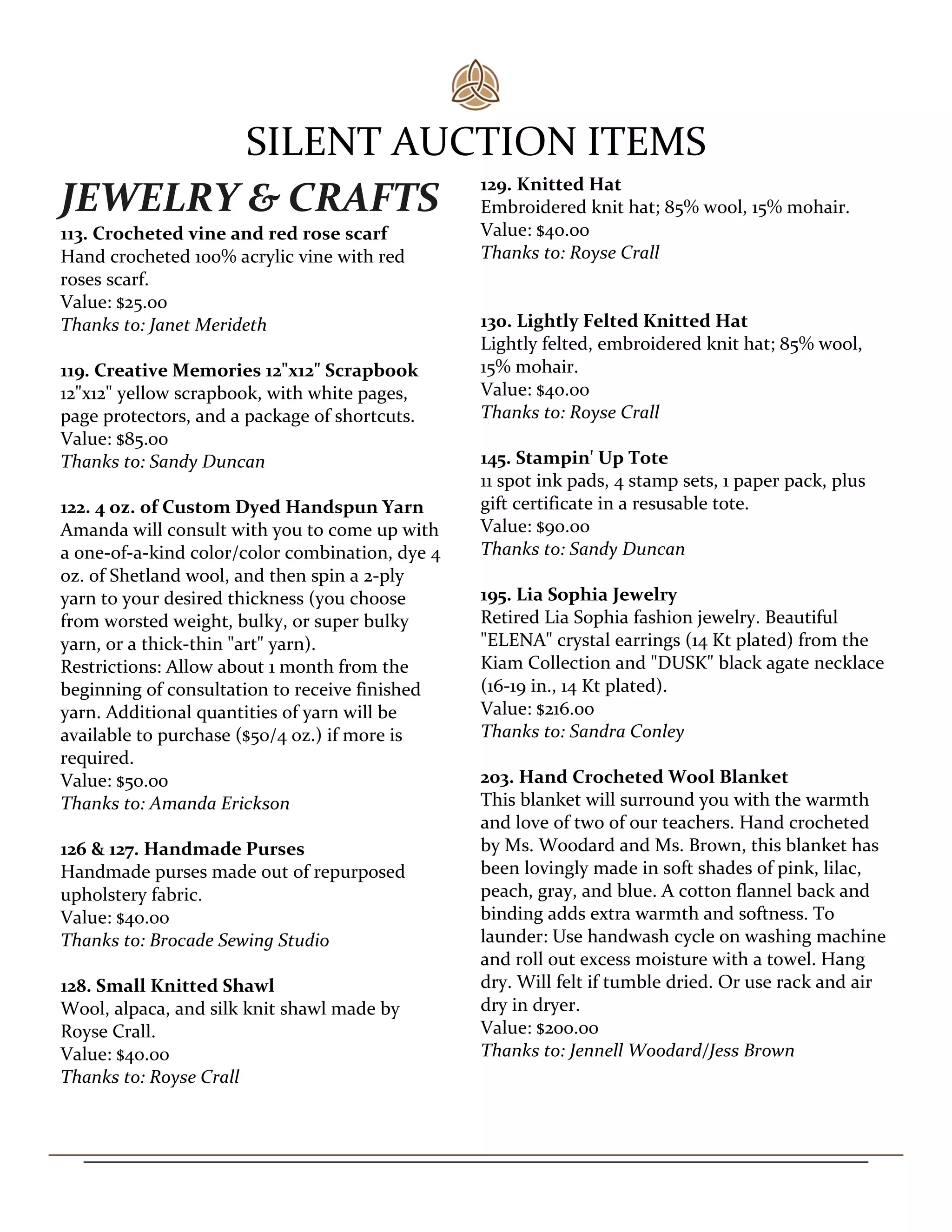 Sgws 2013 auction catalog 4 PDF