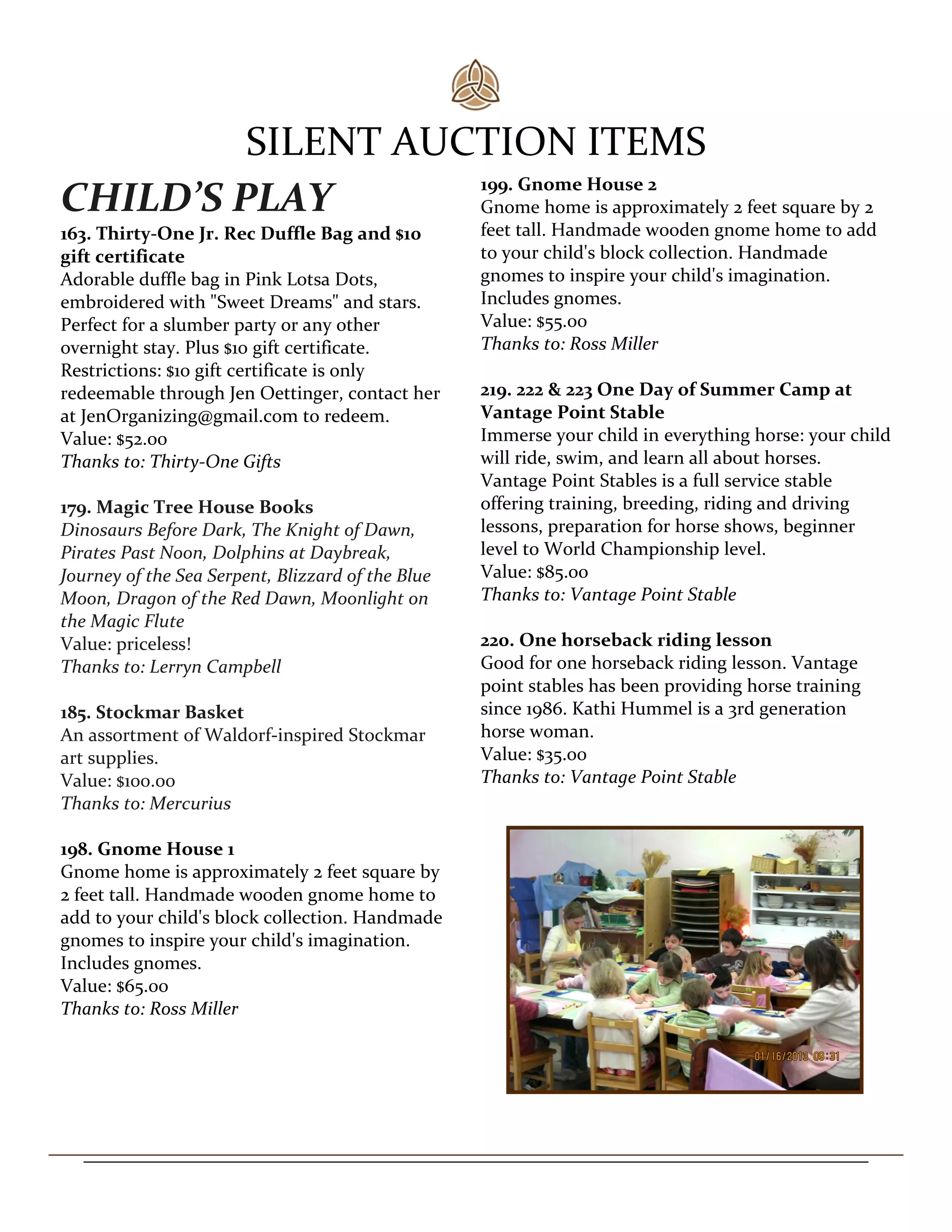 Sgws 2013 auction catalog 4 PDF