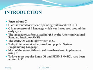 Lecture 1 progrmming with C | PPT