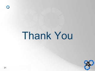 Thank You
21
 