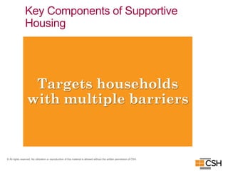 Supportive Housing 101- March 18 Presentation Corporation for ...