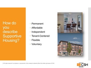 Supportive Housing 101- March 18 Presentation Corporation for ...