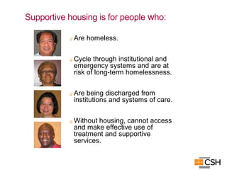 Supportive Housing 101- March 18 Presentation Corporation for ...