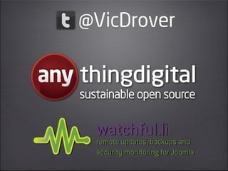 @VicDrover

thingdigital
sustainable open source
 