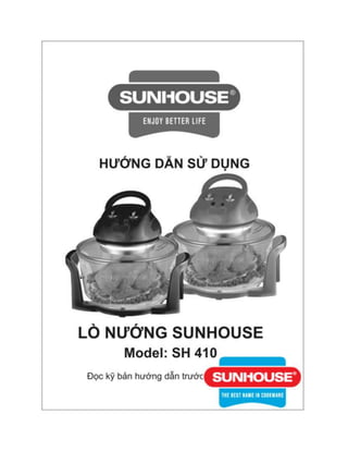 Lò nướng thủy tinh Sunhouse SH 410