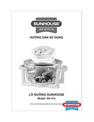 Lò nướng thủy tinh Sunhouse SH 412