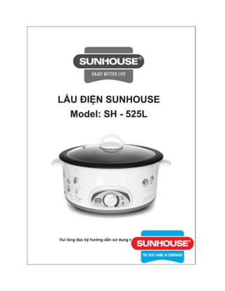 Lẩu điện Sunhouse SH525L  