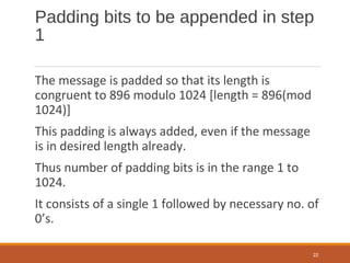 Padding Bits Sha | PDF