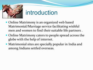 Shaadi.com ,Metrimonial site-Marketing Of Services Slide 8