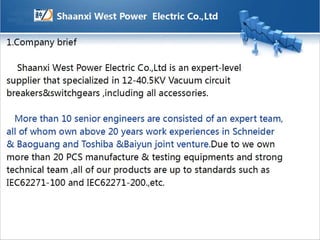 Shaanxi west power electric