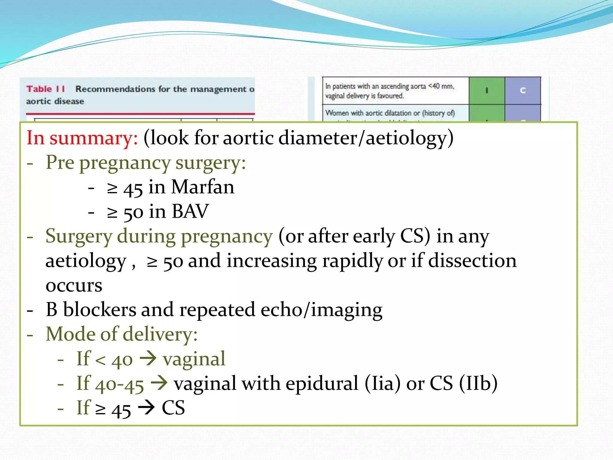 ESC guidelines on Cardiovascular diseases during pregnancy | PPTX