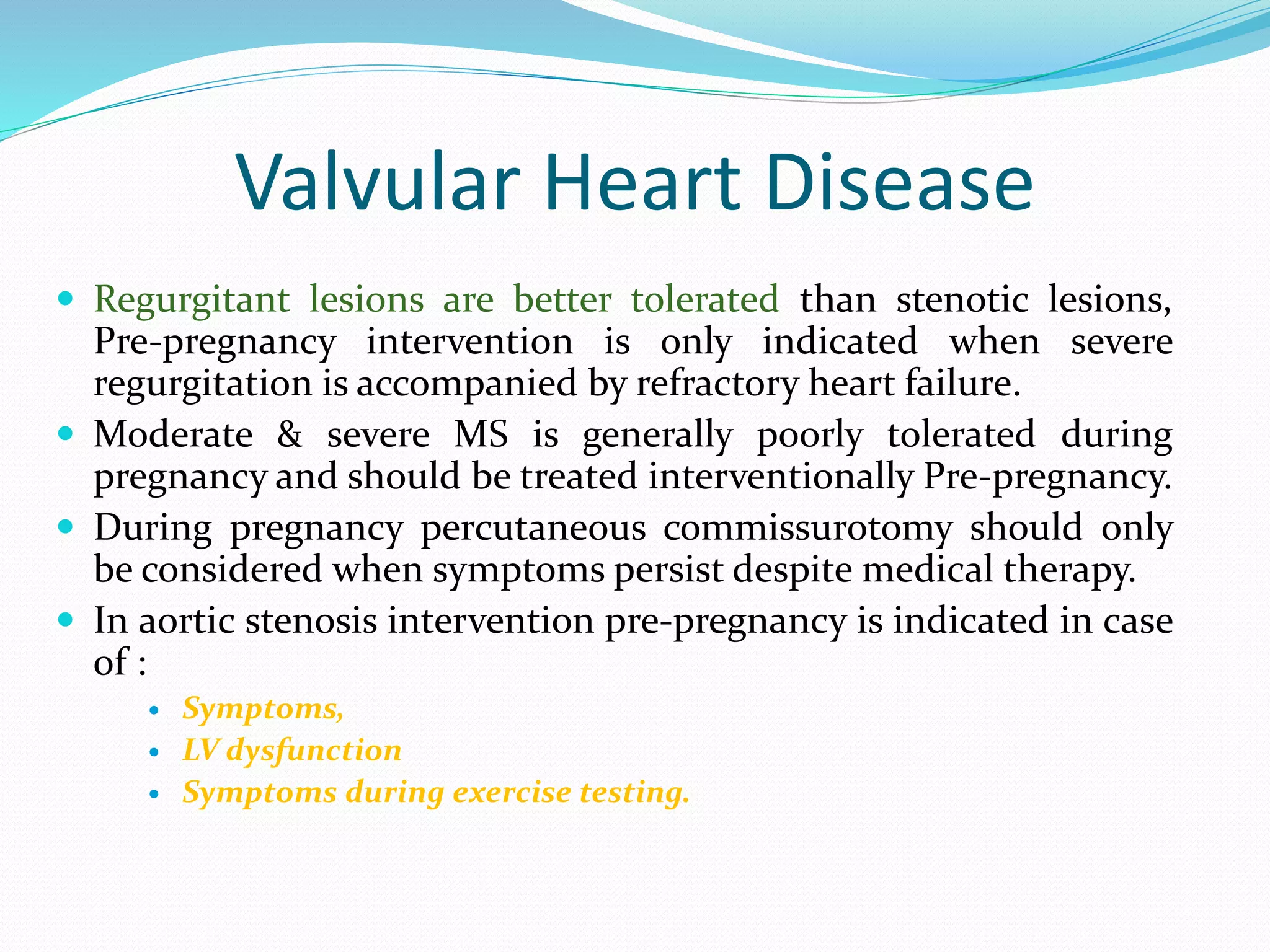 ESC guidelines on Cardiovascular diseases during pregnancy | PPTX