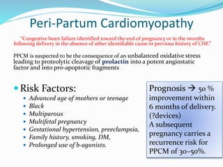 ESC guidelines on Cardiovascular diseases during pregnancy | PPTX