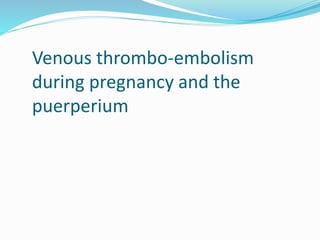 ESC guidelines on Cardiovascular diseases during pregnancy | PPTX