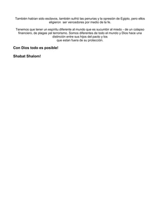 Shabat shalom hermanos junio !8