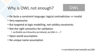 ICV: OWL closed-world semantics in Stardog
 