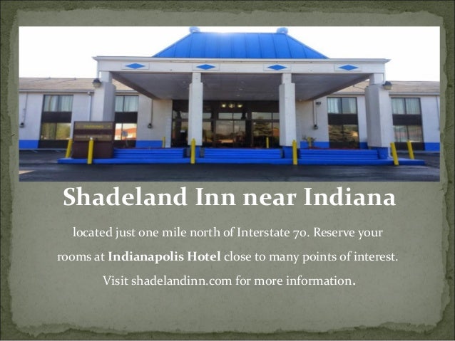 Indiana Hotel Indianapolis, Indiana State Fair Grounds Hotel.