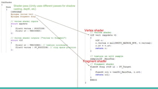 Shaders in Unity | PDF | 3-D Graphics | Computer Software and Applications