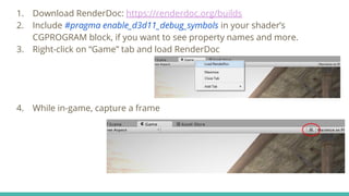 how to download unity cubed shaders