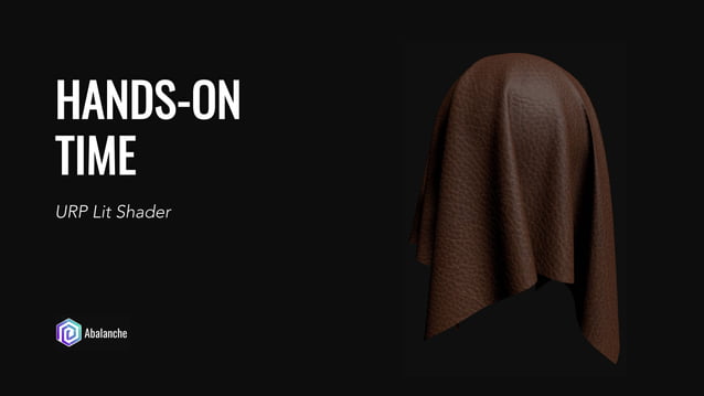 Abalanche - Unity Shader Graph #1: Shader & PBR Materials | PPT