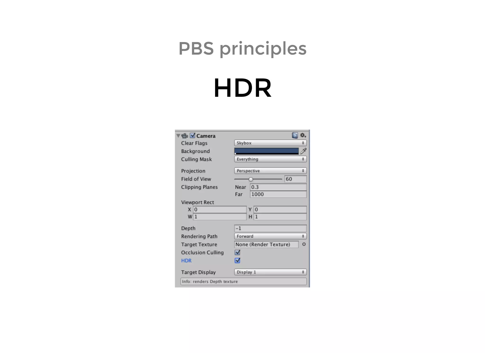 PBS principlesPBS principles
HDRHDR
 