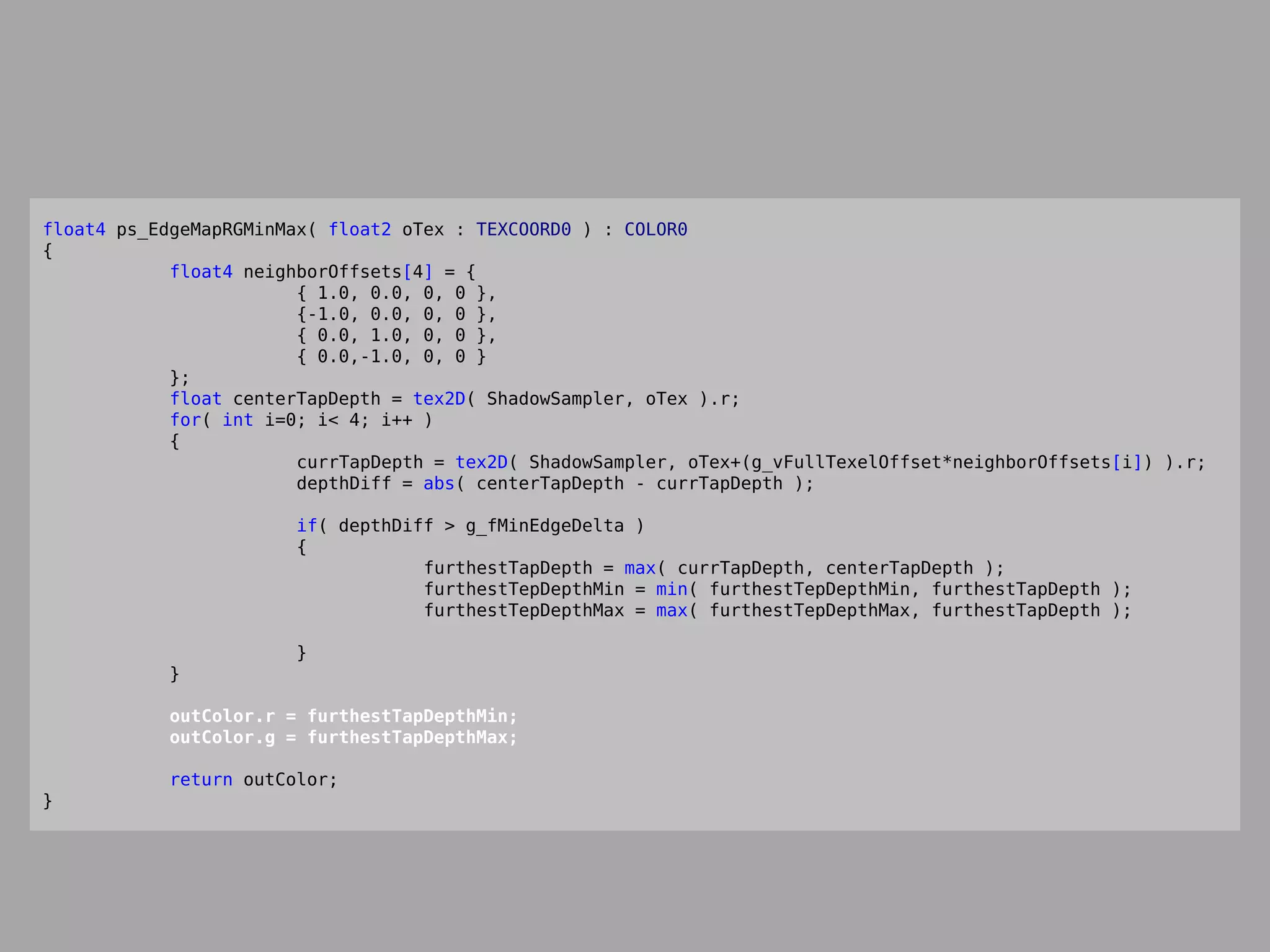 [ShaderX5] 4.4 Edge Masking and Per-Texel Depth Extent Propagation For Computation Culling During Shadow Mapping.
