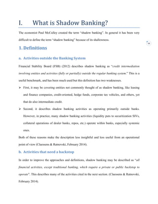 Shadow banking | PDF