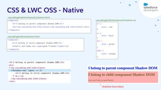 Shadow DOM, CSS and Styling Hooks in LWC what you need to know | PDF
