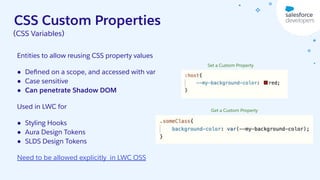 Shadow DOM, CSS and Styling Hooks in LWC what you need to know | PDF