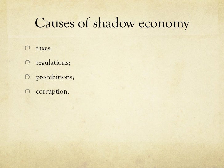 Shadow Economy