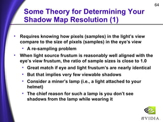 Shadow Mapping with Today's OpenGL Hardware | PPT