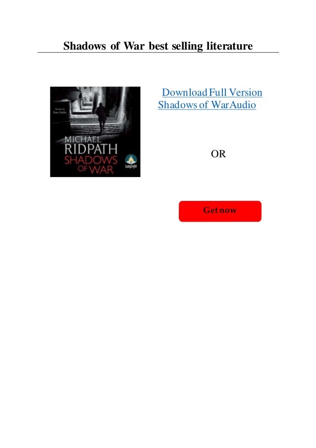 Shadows of War best selling literature