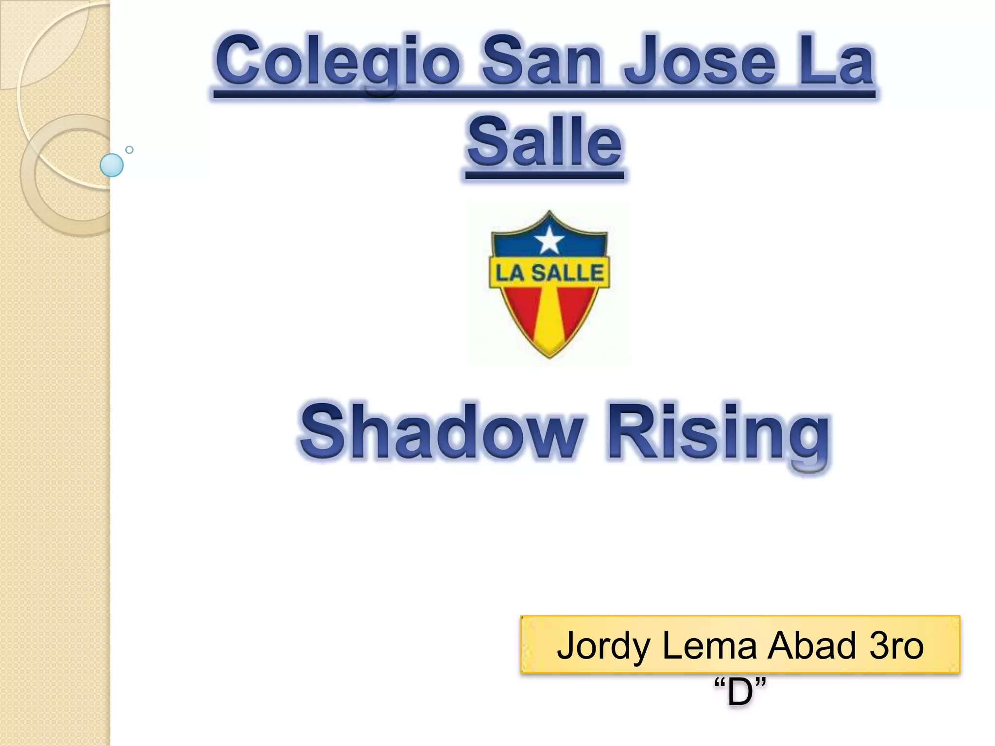 Jordy Lema Abad 3ro
“D”