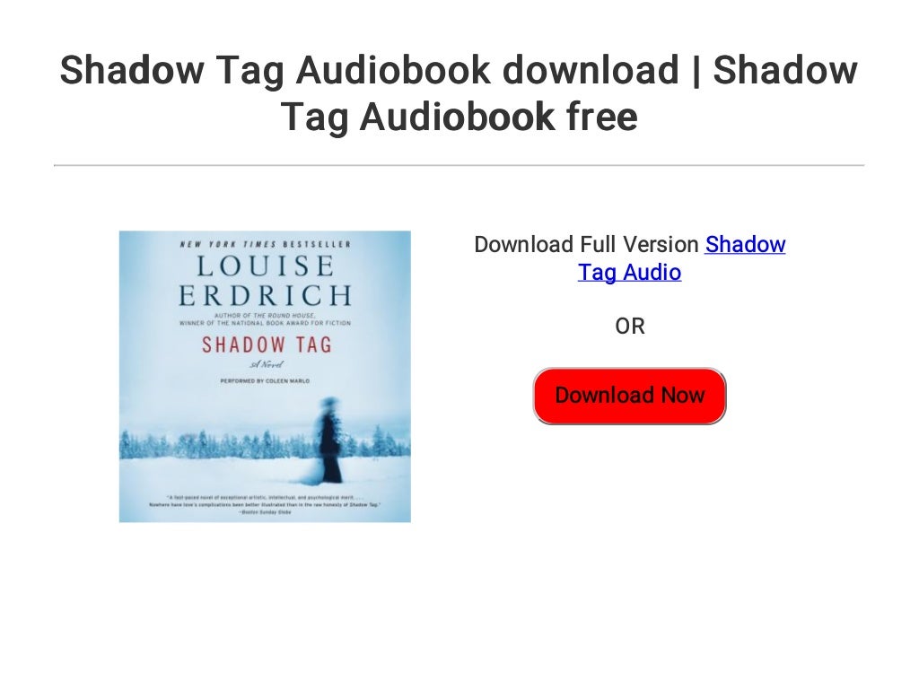 Shadow Tag Audiobook download Shadow Tag Audiobook free